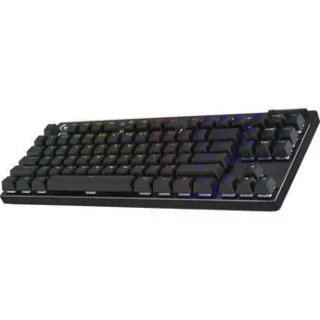 Logitech PRO X - Gaming Keyboard, Logitech GX Red Linear Switches, RGB Backlit, Tenkeyless, Black Color