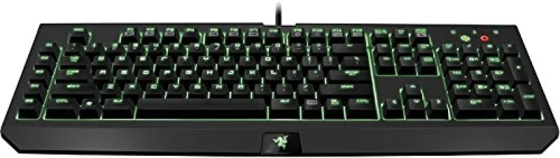 Razer Blackwidow Ultimate 2013 - Gaming Wired Keyboard, Cherry MX Blue Switches, Green Backlit, Black Color - Featured Image