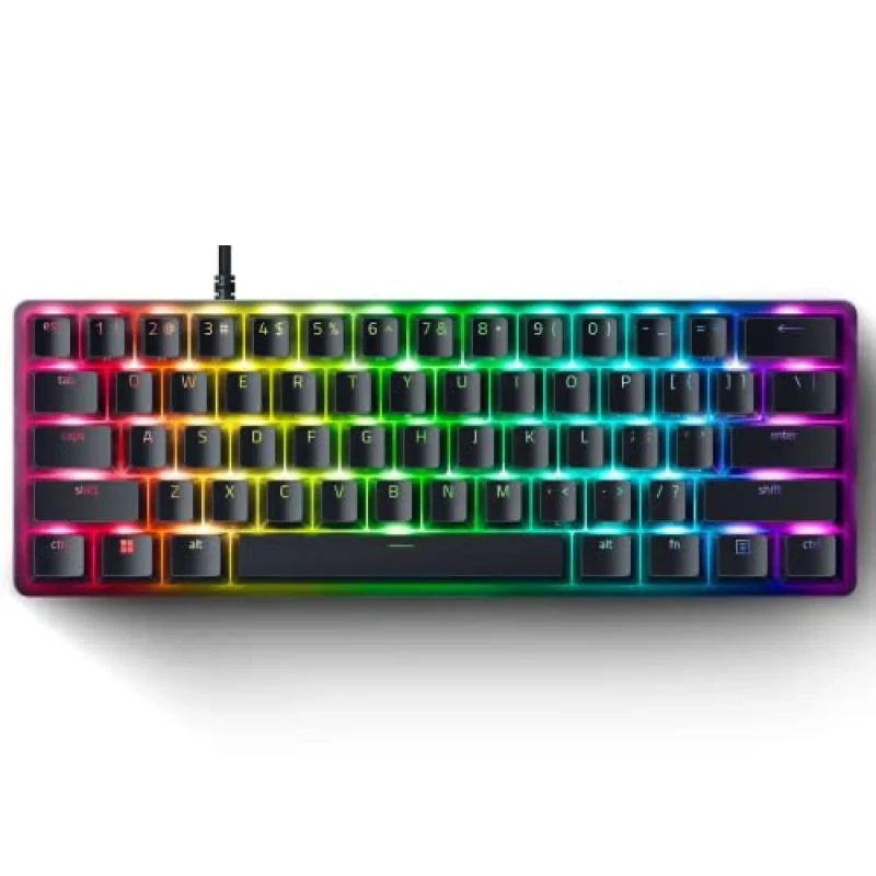 Razer Huntsman Mini Analog - Mini Wired Keyboard, Razer Analog Optical Switches, RGB Backlit, Tenkeyless, Black Color - Featured Image