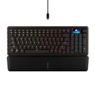 Corsair VANGUARD 96 - Gaming Wired Keyboard, Corsair MLX PLASMA Switches, RGB Backlit, Black Color