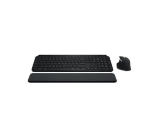 Logitech MX KEYS S - Slim Wired, Wireless, Bluetooth Wireless Keyboard, White Backlit, Black Color