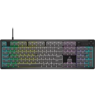 Corsair K55 CORE RGB - Gaming Wired Keyboard, RGB Backlit, Gray / Black Color