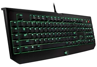 Razer Blackwidow Ultimate 2014 - Gaming Wired Keyboard, Razer Green Switches, Green Backlit, Black Color
