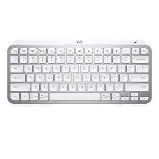 Logitech MX KEYS MINI - Mini Wired, Wireless, Bluetooth Wireless Keyboard, Tenkeyless, Silver Color