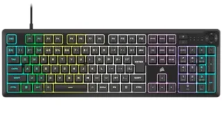 Corsair K55 CORE RGB - Gaming Wired Keyboard, RGB Backlit, Black Color