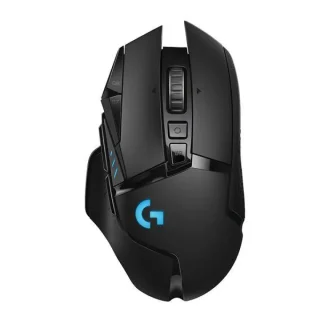 Logitech G502 LIGHTSPEED - Wireless Optical Mouse, 25600 DPI, Black color