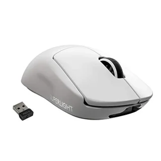 Logitech G Pro X Superlight - Wireless Optical Mouse, 25400 DPI, White color