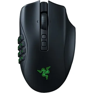 Razer Naga V2 Pro - Wired, Wireless, Bluetooth Wireless Optical Mouse, 30000 DPI, Black color