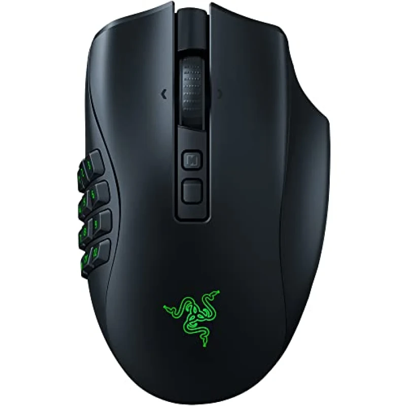 Razer Naga V2 Pro - Wired, Wireless, Bluetooth Wireless Optical Mouse, 30000 DPI, Black color - Featured Image