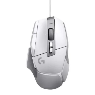 Logitech G502 X - Wired Optical Mouse, 25600 DPI, White color
