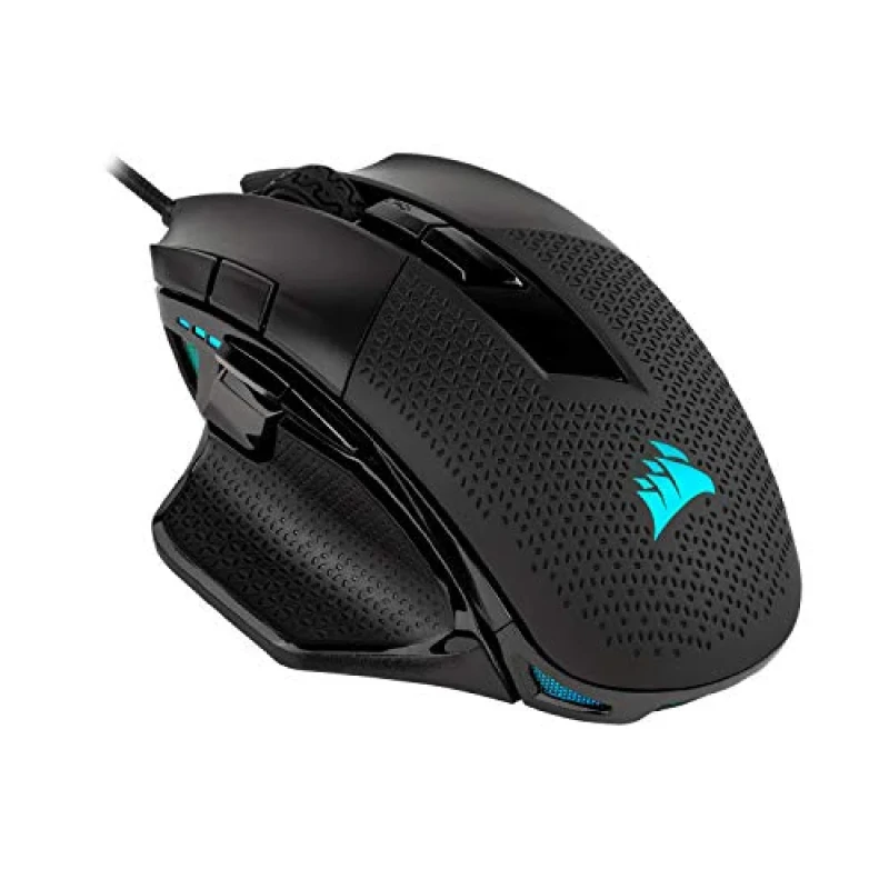 Corsair NIGHTSWORD RGB - Wired Optical Mouse, 18000 DPI, Black color - Featured Image