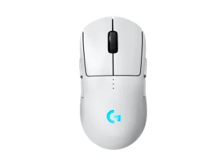 Logitech PRO 2 LIGHTSPEED - Wired, Wireless Optical Mouse, 32000 DPI, White color