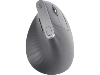 Logitech MX Vertical - Wireless Optical Mouse, 4000 DPI, Gray / Silver color