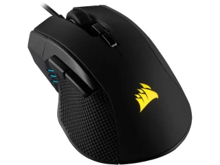 Corsair IRONCLAW RGB FPS/MOBA - Wired Optical Mouse, 18000 DPI, Black color