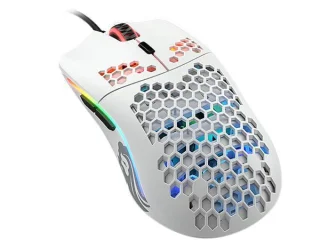 Glorious Model O- - Wired Optical Mouse, 12000 DPI, White color