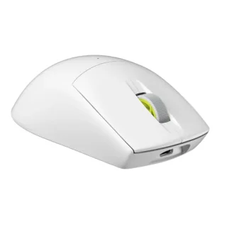 Corsair M75 AIR - Wired, Wireless, Bluetooth Wireless Optical Mouse, 26000 DPI, White color