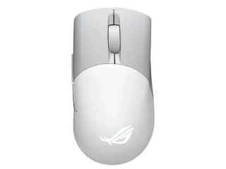 Asus ROG Keris AimPoint - Wired, Wireless, Bluetooth Wireless Optical Mouse, 36000 DPI, White color