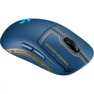 Logitech G Pro League of Legends - Wired, Wireless Optical Mouse, 25600 DPI, Black / Gold color