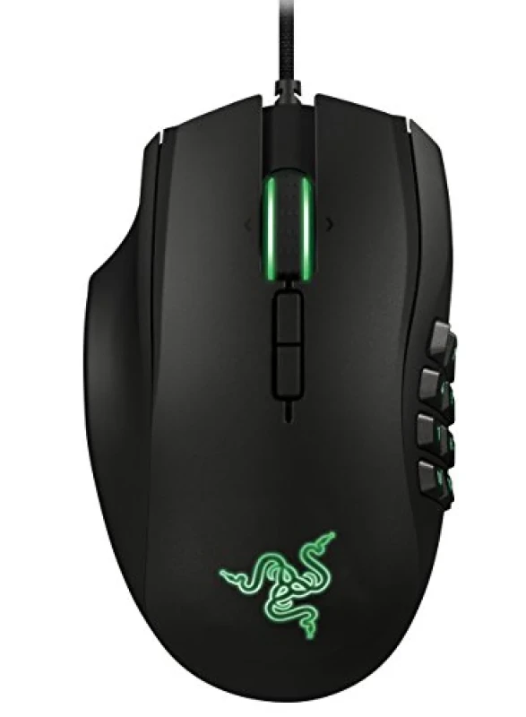 Razer Naga 2014 Left-Handed Edition - Wired Laser Mouse, 8200 DPI, Black color - Featured Image