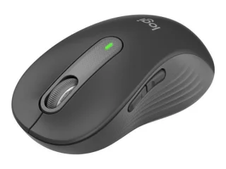 Logitech Signature M650 L - Wired, Wireless, Bluetooth Wireless Optical Mouse, 4000 DPI, Black color