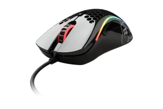 Glorious MODEL D GLOSSY - Wired Optical Mouse, 12000 DPI, Black color