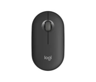 Logitech PEBBLE 2 M350S - Wired, Wireless, Bluetooth Wireless Optical Mouse, 1000 DPI, Black color