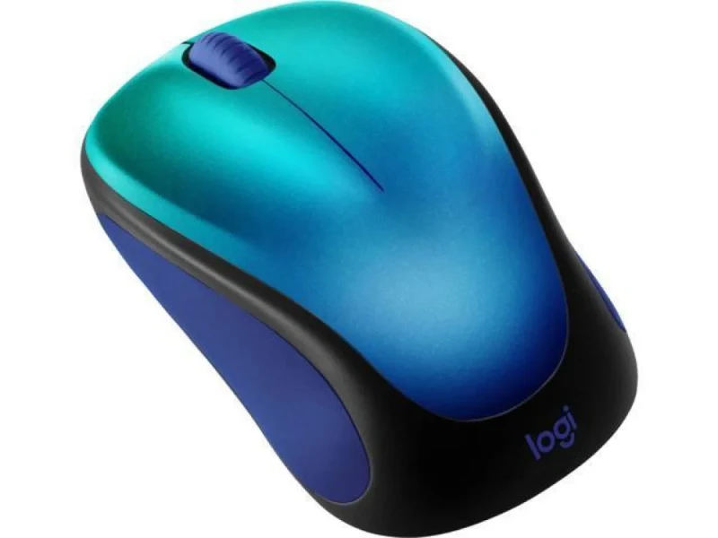 Logitech M317 Blue Aurora - Wired, Wireless Optical Mouse, 1000 DPI, Blue / Black color - Featured Image