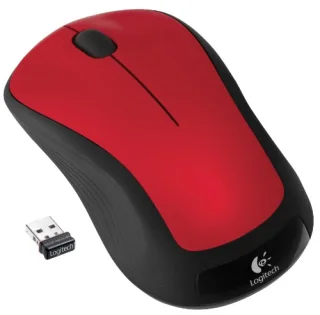 Logitech M310 - Wireless Laser Mouse, Red color