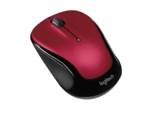 Logitech M325S - Wired, Wireless Optical Mouse, 1000 DPI, Red / Black color