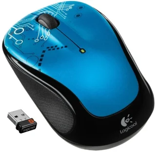 Logitech M325 - Wireless Optical Mouse, Blue / Black color