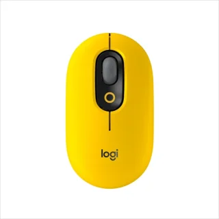 Logitech POP Blast - Wireless, Bluetooth Wireless Optical Mouse, 4000 DPI, Yellow / Black color
