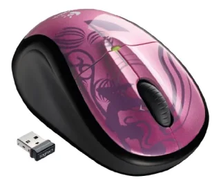 Logitech M305 - Wireless Optical Mouse, 1000 DPI, Pink color