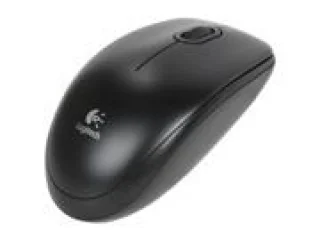 Logitech Optical USB Mouse - Wired Optical Mouse, 800 DPI, Black color