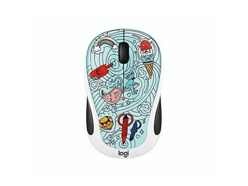 Logitech M325c Bae-Bee-Blue - Wireless Optical Mouse, 1000 DPI, Blue / White color - Featured Image