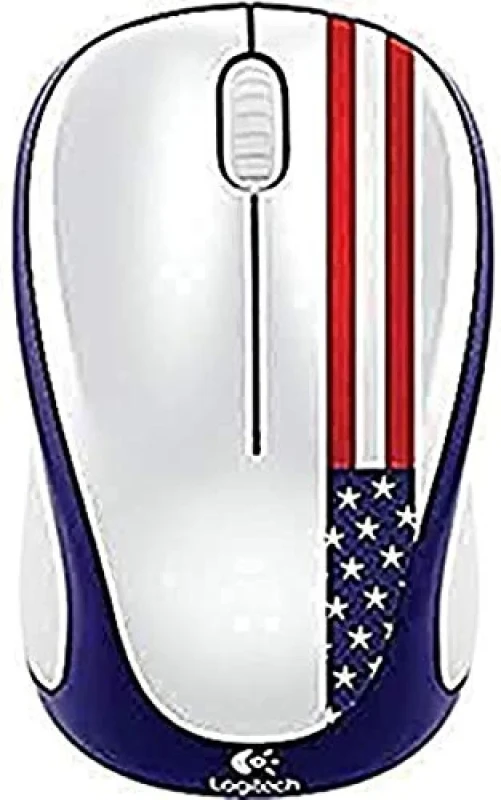 Logitech M317 - Wired, Wireless Optical Mouse, White / Purple color - Featured Image