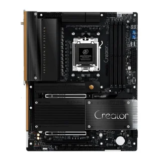 ASRock X870 Taichi Creator AMD AM5 ATX Motherboard – AMD X870 Chipset with AM5 Socket, Supports Ryzen 7000/8000/9000 Series CPUs, DDR5 Dual-Channel, 2x PCIe 5.0 x16 & PCIe 3.0 x4 Slots, 4x M.2 (2x Gen5), 10 GbE & 5 GbE LAN, Wi-Fi 7/USB4 40 Gbps, Dual USB 4 Type-C, Premium Creator-Focused High-Performance Board