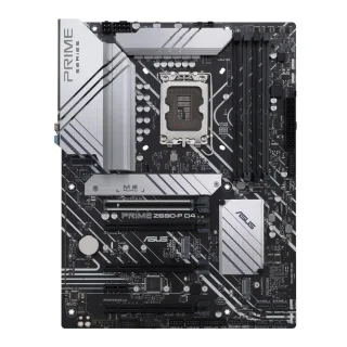 ASUS PRIME Z690-P D4 Intel Z690 ATX Motherboard LGA1700 DDR4 128 GB Dual-Channel PCIe 5.0 x16 & PCIe 4.0 x16, 3x M.2 NVMe/SATA, Realtek 2.5 Gb Ethernet, USB 3.2 Gen2x2 Type-C, HDMI & DisplayPort, Aura Sync RGB – High-Performance ATX Board