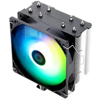 Thermalright Assassin X 120 Refined SE ARGB CPU Air Cooler – 1550 RPM PWM Fan, 25.6 dB Noise, 66.17 CFM Airflow, 4x6 mm Heat Pipes, Single-Tower Aluminum Heatsink, ARGB Lighting, 148 mm Height, Intel & AMD Socket Support