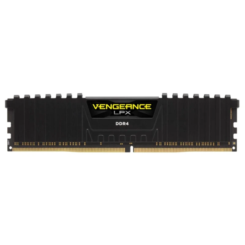 Corsair Vengeance LPX 8 GB - 1 x 8GB, DDR4 288-pin DIMM, 3200MT/s, CL16, Black / Yellow color - Featured Image