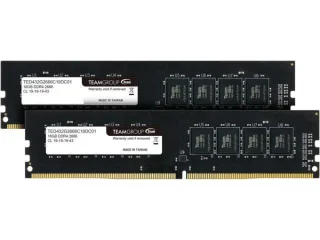 TEAMGROUP Elite 32 GB - 2 x 16GB, DDR4 288-pin DIMM, 2666MT/s, CL19, Black color