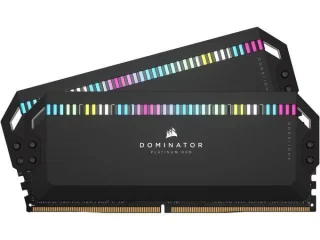 Corsair Dominator Platinum RGB 64 GB - 2 x 32GB, DDR5 288-pin DIMM, 6000MT/s, CL30, Black color