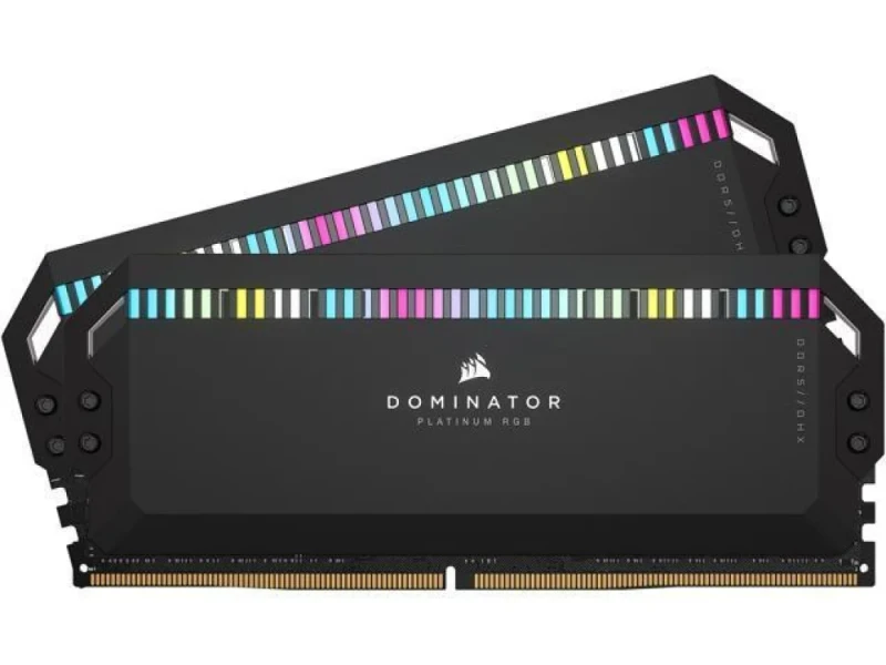 Corsair Dominator Platinum RGB 64 GB - 2 x 32GB, DDR5 288-pin DIMM, 6000MT/s, CL30, Black color - Featured Image