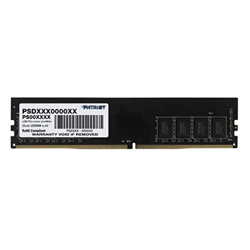 Patriot Signature Line 32 GB - 1 x 32GB, DDR4 288-pin DIMM, 2666MT/s, CL19, Black color - Featured Image