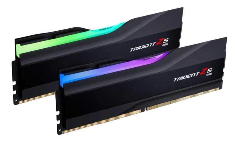 G.Skill Trident Z5 RGB 32 GB - 2 x 16GB, DDR5 288-pin DIMM, 5600MT/s, CL40, Black color - Featured Image