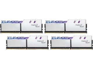 G.Skill Trident Z Royal 64 GB - 4 x 16GB, DDR4 288-pin DIMM, 3600MT/s, CL16, Silver color