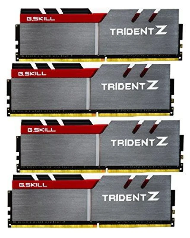 G.Skill Trident Z 32 GB - 4 x 8GB, DDR4 288-pin DIMM, 3200MT/s, CL16, Red / Silver color - Featured Image
