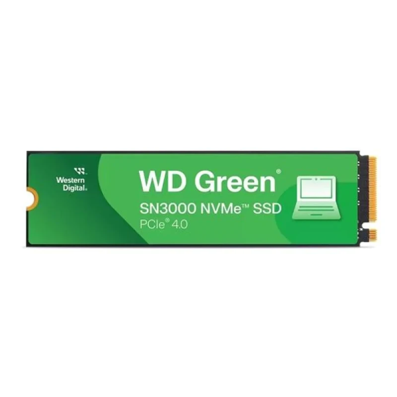 Western Digital WD Green SN3000 - 1 TB SSD, M.2 PCIe 4.0 X4, M.2-2280 - Featured Image