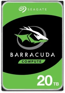 Seagate BarraCuda - 20 TB 7200 RPM, SATA 6.0 Gb/s, 3.5", 512 MB Cache memory