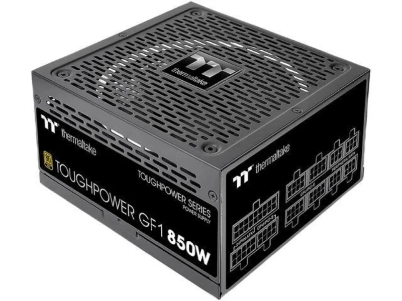 Thermaltake Toughpower GF1 PE - 850 W ATX Power Supply, 80+ Gold, Fully Modular, Black Color - Featured Image