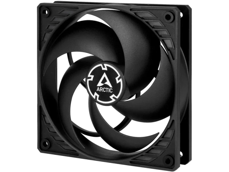 ARCTIC P12 PWM PST - 120mm PWM fan, 56.3 CFM Airflow, 200 - 1800 RPM, Black Color - Featured Image